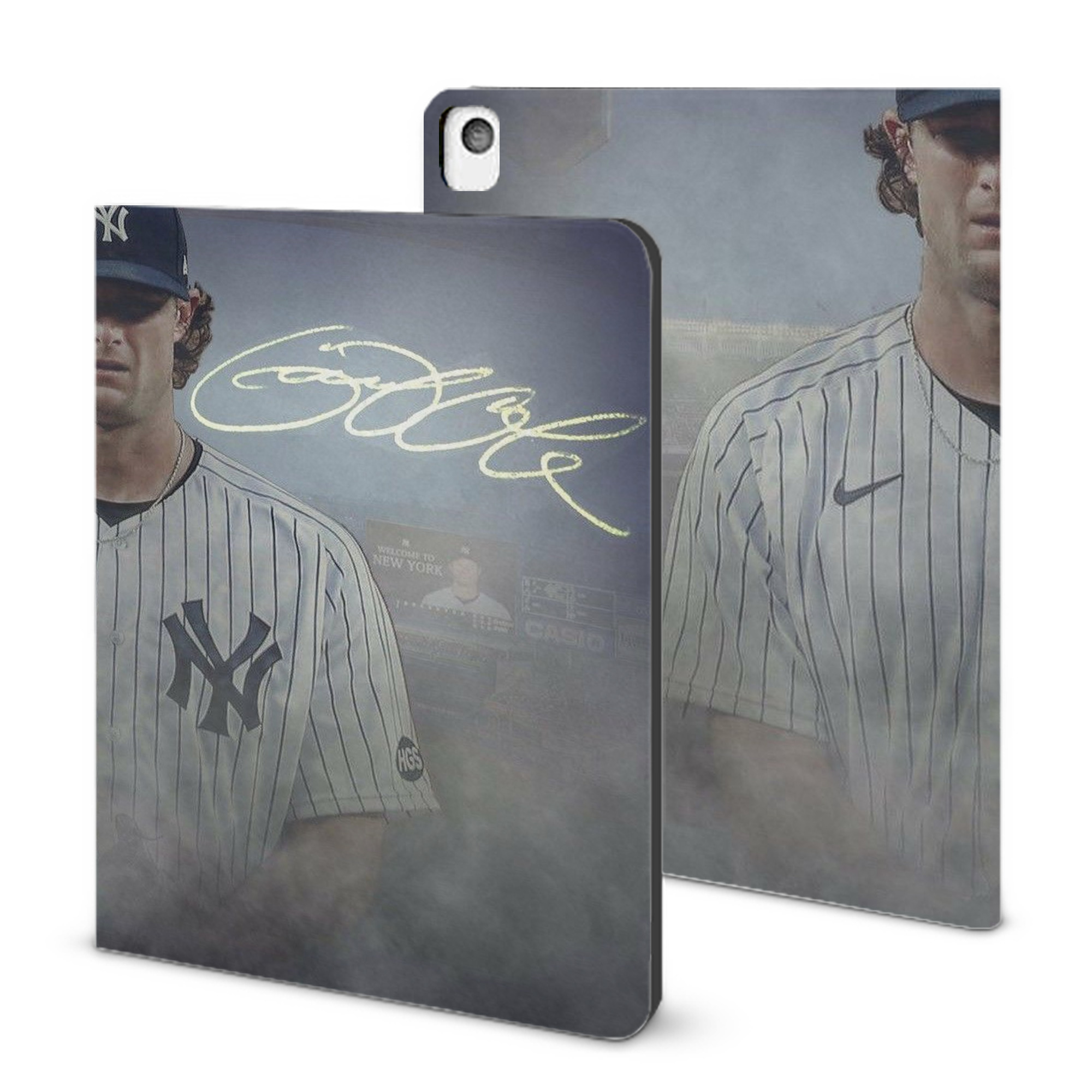 Gerrit Cole 27 IPad Book-Style Case With Pencil Slot – Slim PU & TPU Cover – Full Protection, Precise Fit, Water & Scratch Resistant